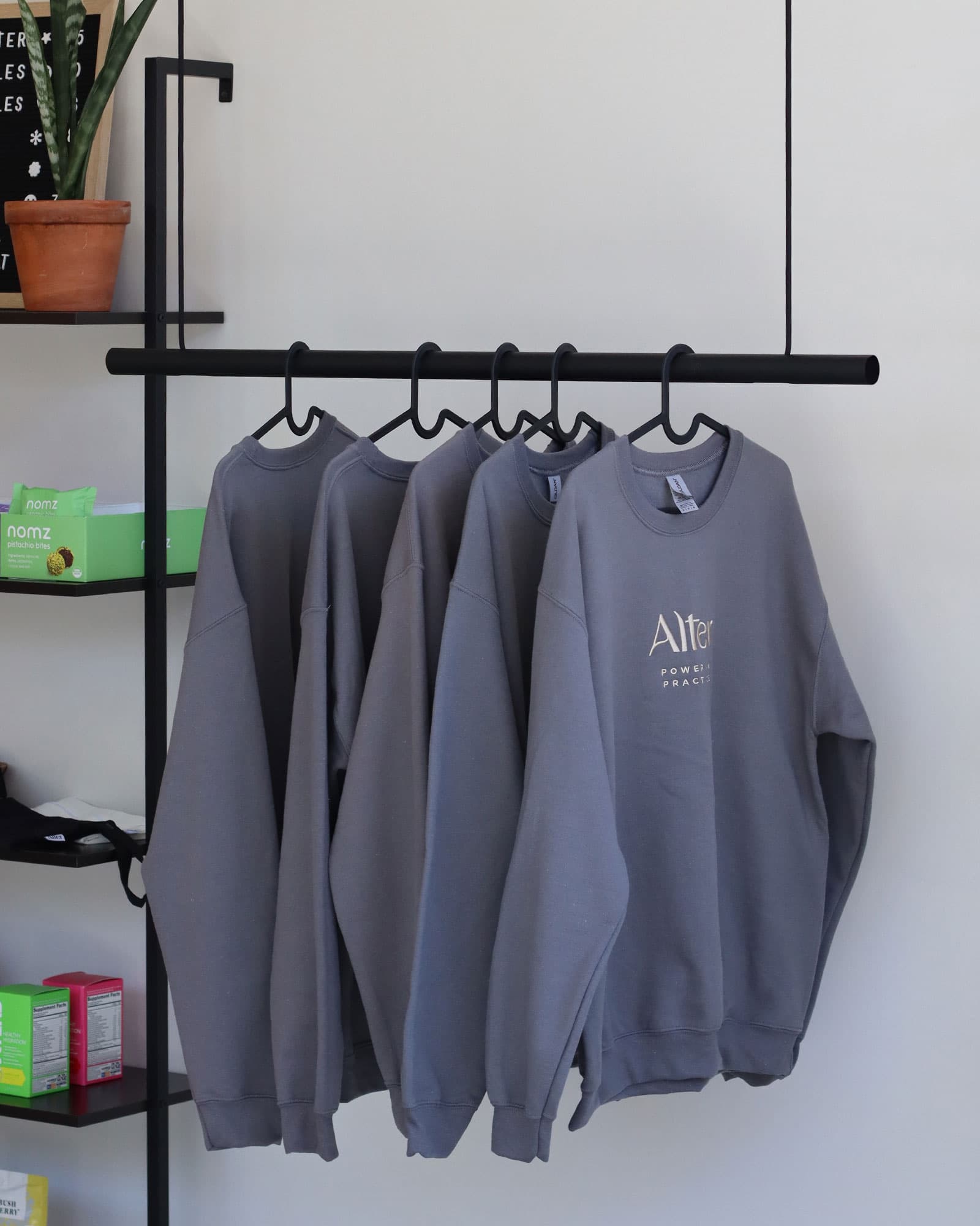 Portant à vêtements - Noir 40