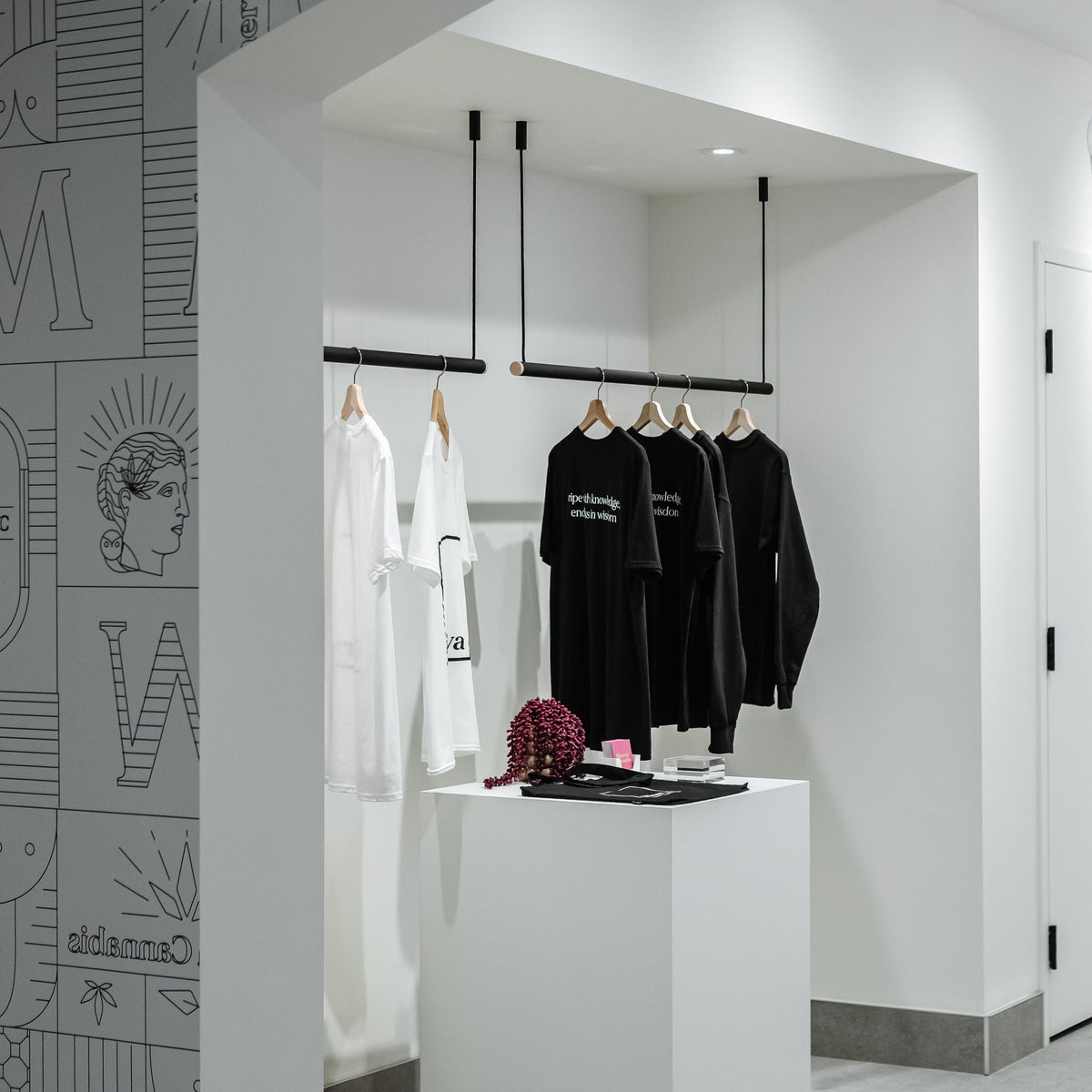 Ceiling Mounted Garment Rack Guide: Ceiling Mounted Clothes Racks | Suspended Clothing Racks – KROFT