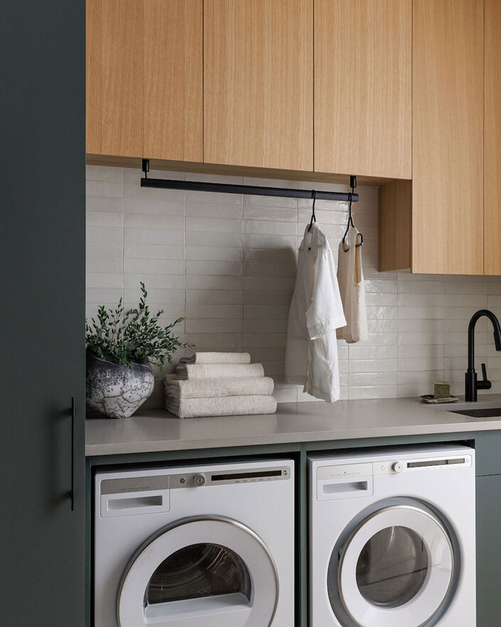 laundry room drying racks