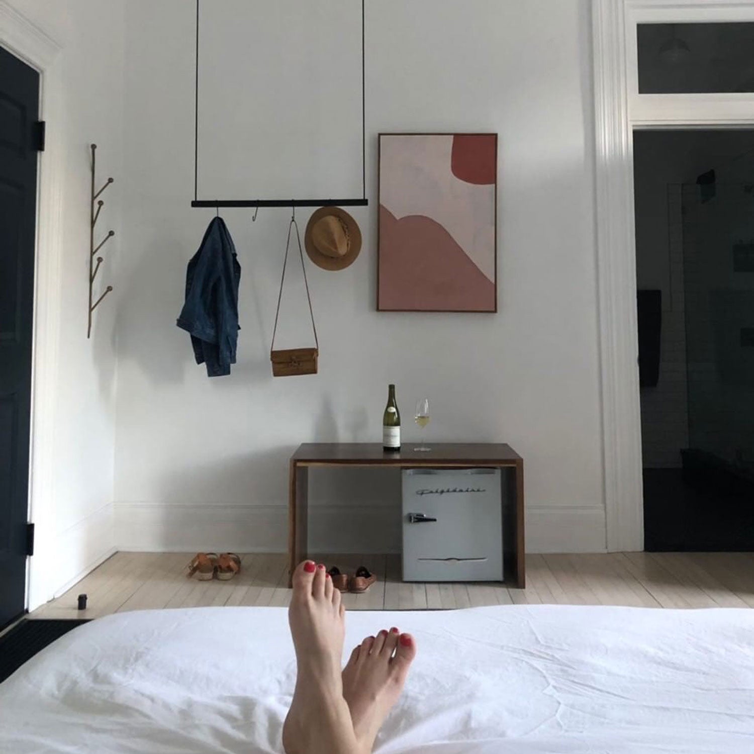 Modern Black Clothes Rack